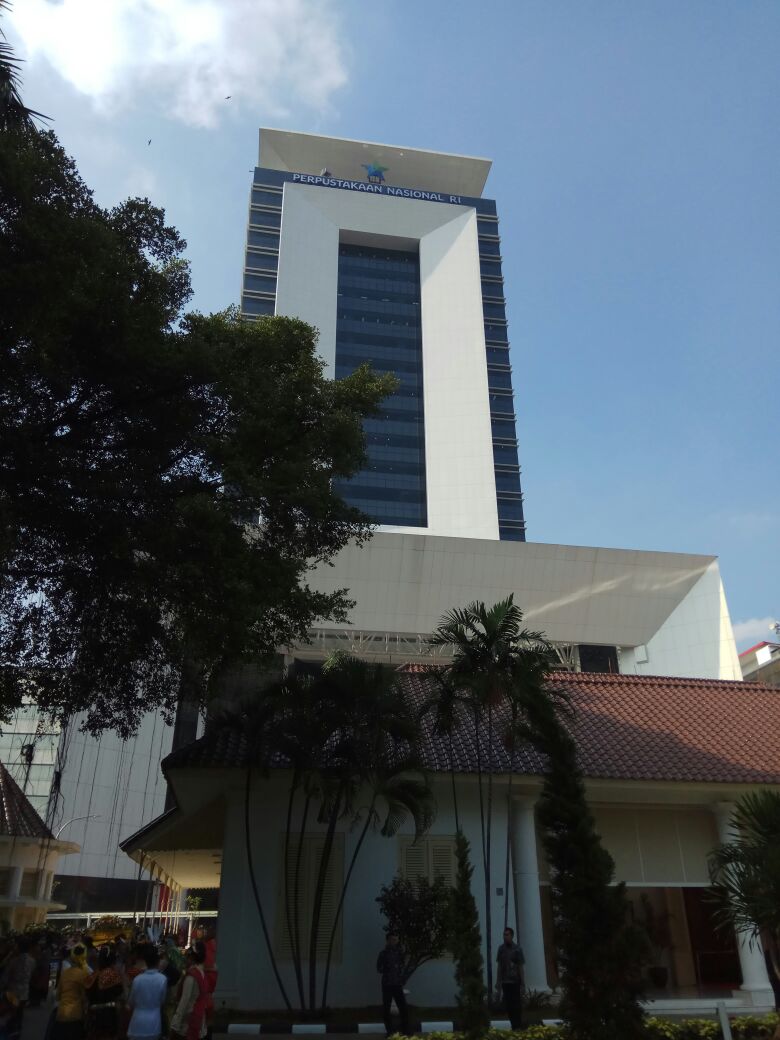 Gedung Baru Perpustakaan Nasional RI di Jl. Merdeka Selatan no.11