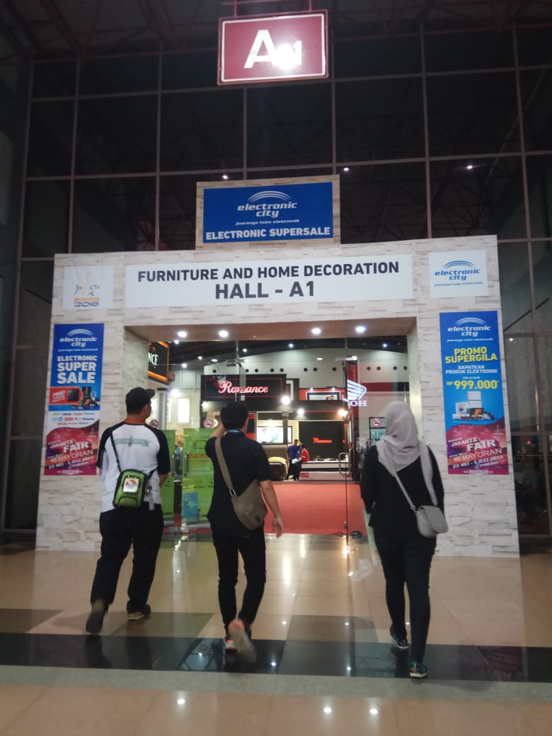 Hall A Jakarta Fair Kemayoran 2018 (Foto: Rey Janecekova)